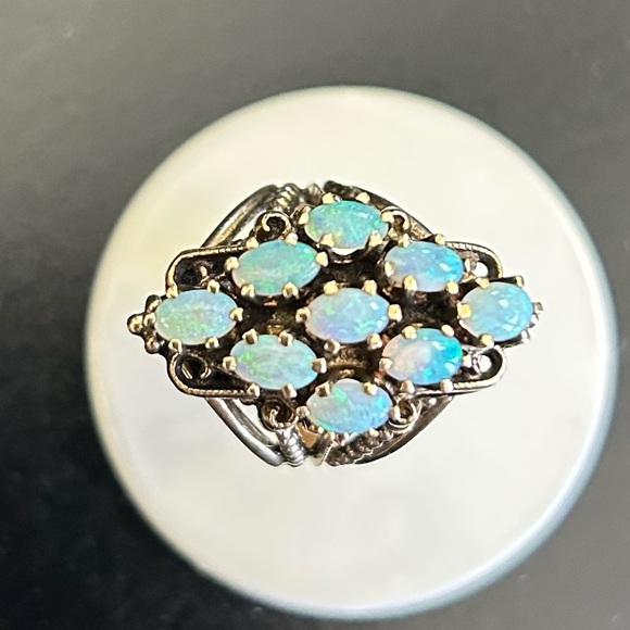 Jewelry - The Montvale, Australian Opal Cluster Ring